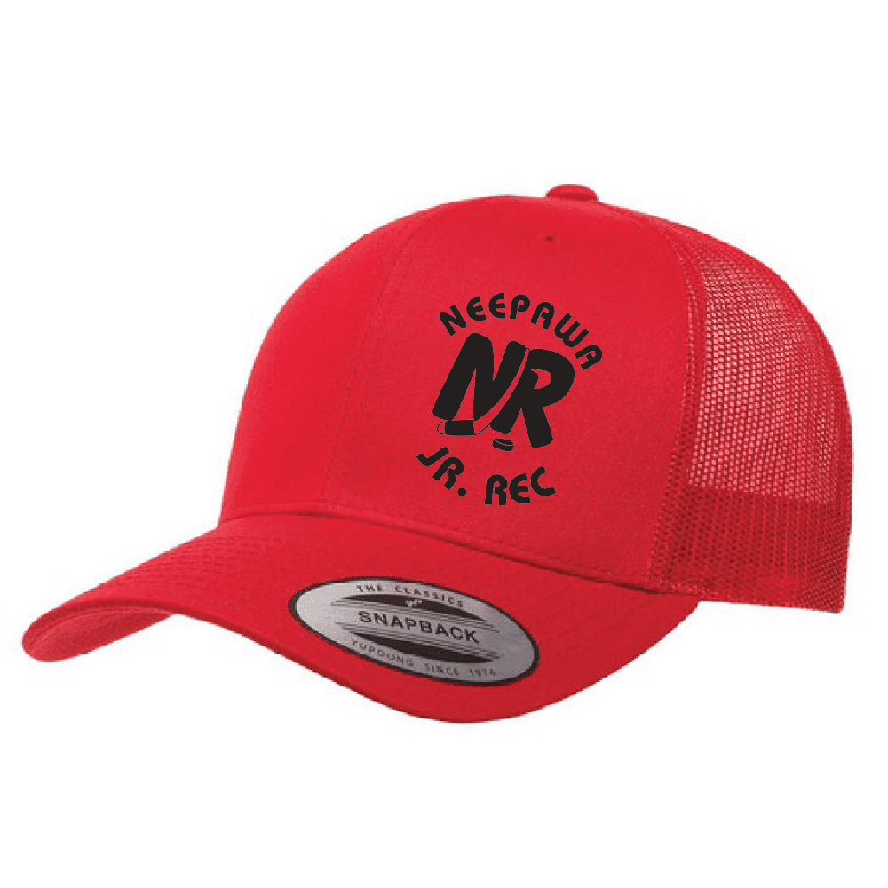 6606 Yupoong Adult Retro Trucker Cap - Red