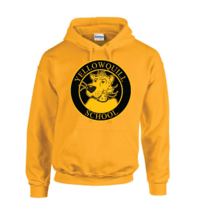 G185 Gildan Heavy Blend 8 oz., 50/50 Hooded Sweatshirt - Gold
