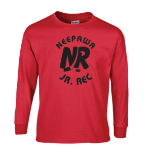 G240 Gildan Ultra Cotton Long Sleeve T-Shirt - Red
