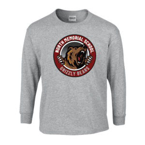 G240 Gildan Ultra Cotton Long Sleeve T-Shirt - Sport Grey