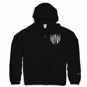 CO200 Champion Packable Anorak 1/4 Zip Jacket - Black