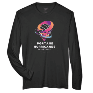 TT11L Team 365 Performance Long Sleeve Shirt - Black