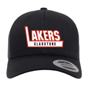 6606 Yupoong Adult Retro Trucker Cap - Black