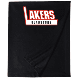 G189 Gildan Heavy Blend Fleece Stadium Blanket - Black
