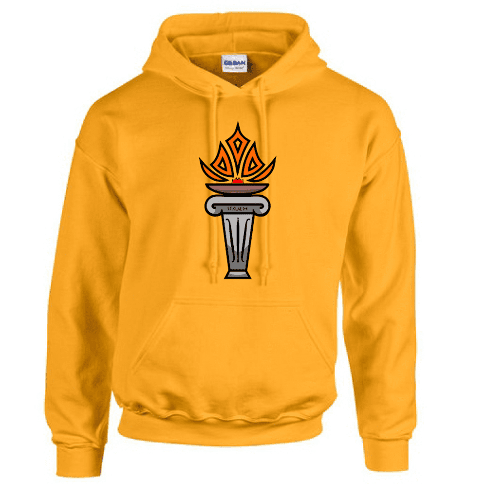 G185 Gildan Heavy Blend 8 oz., 50/50 Hooded Sweatshirt - Gold