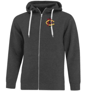 F2018 ATC Esactive Core Full Zip Hooded Sweatshirt - Charcoal Heather