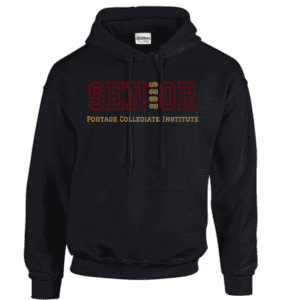 G185 Gildan Heavy Blend 8 oz., 50/50 Hooded Sweatshirt - Black