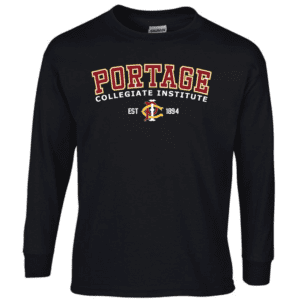 G240 Gildan Ultra Cotton Long Sleeve T-Shirt - Black