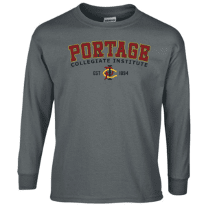 G240 Gildan Ultra Cotton Long Sleeve T-Shirt - Charcoal