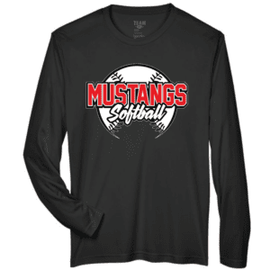 TT11LS Team 365 Performance Long Sleeve Shirt - Black