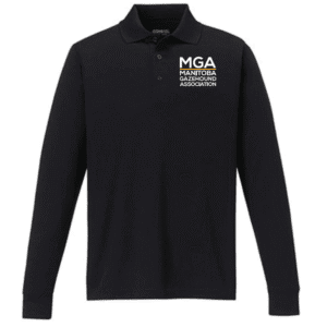 88192 Core365 Men's Pinnacle Performance Long Sleeve Polo - Black