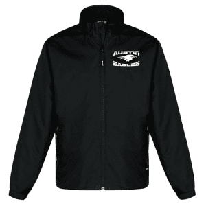 4170  Athletic Mesh Lined Track Jacket - Black