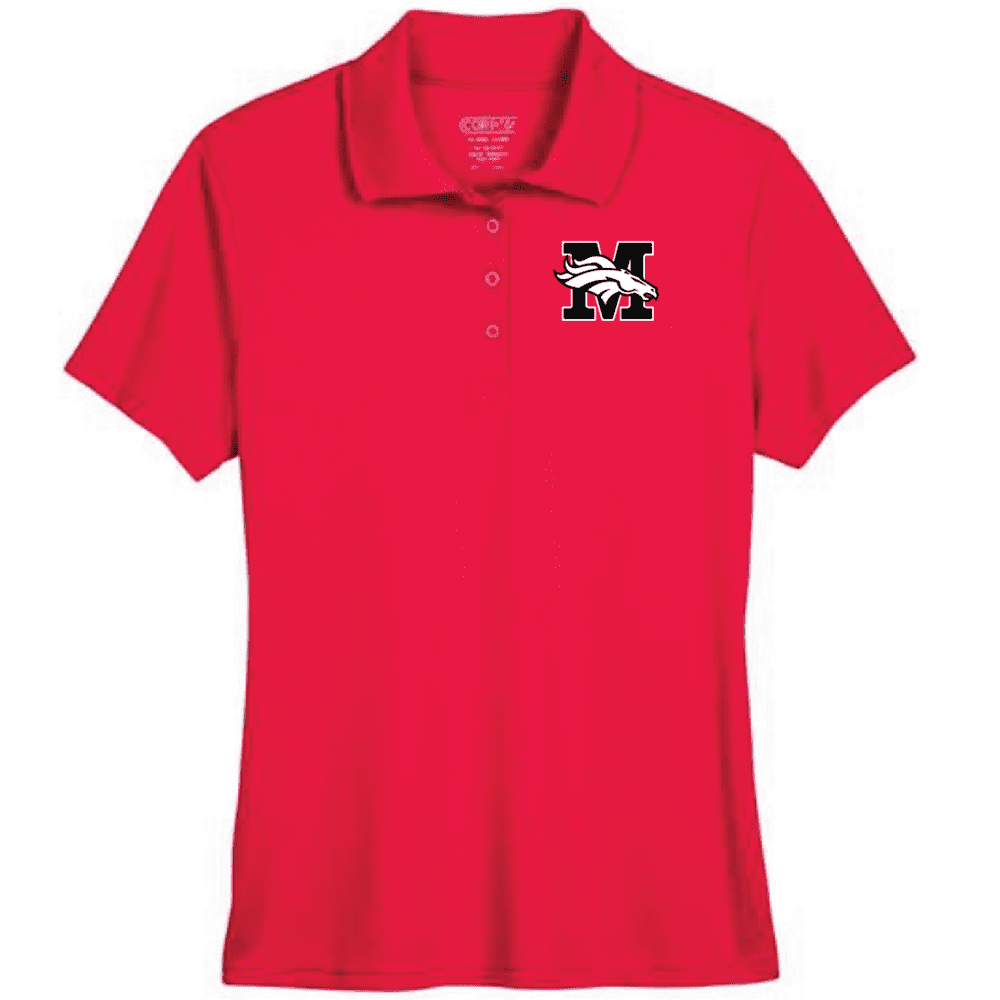 78181 Core365 Ladies' Origin Performance Pique Polo - Red