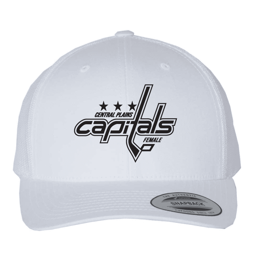 6606 Yupoong Adult Retro Trucker Cap - White