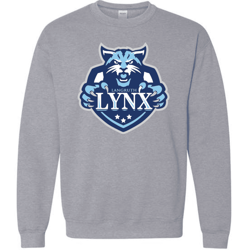 G180 Gildan Heavy Blend Fleece Crew Sweatshirt - Sport Grey