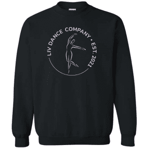 G180 Gildan Heavy Blend Fleece Crew Sweatshirt - Black