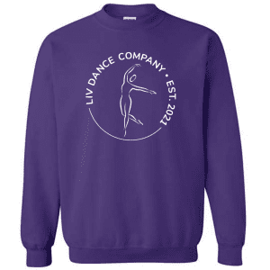 G180 Gildan Heavy Blend Fleece Crew Sweatshirt - Purple