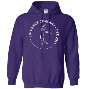 G185 Gildan Heavy Blend 8 oz., 50/50 Hooded Sweatshirt - Purple