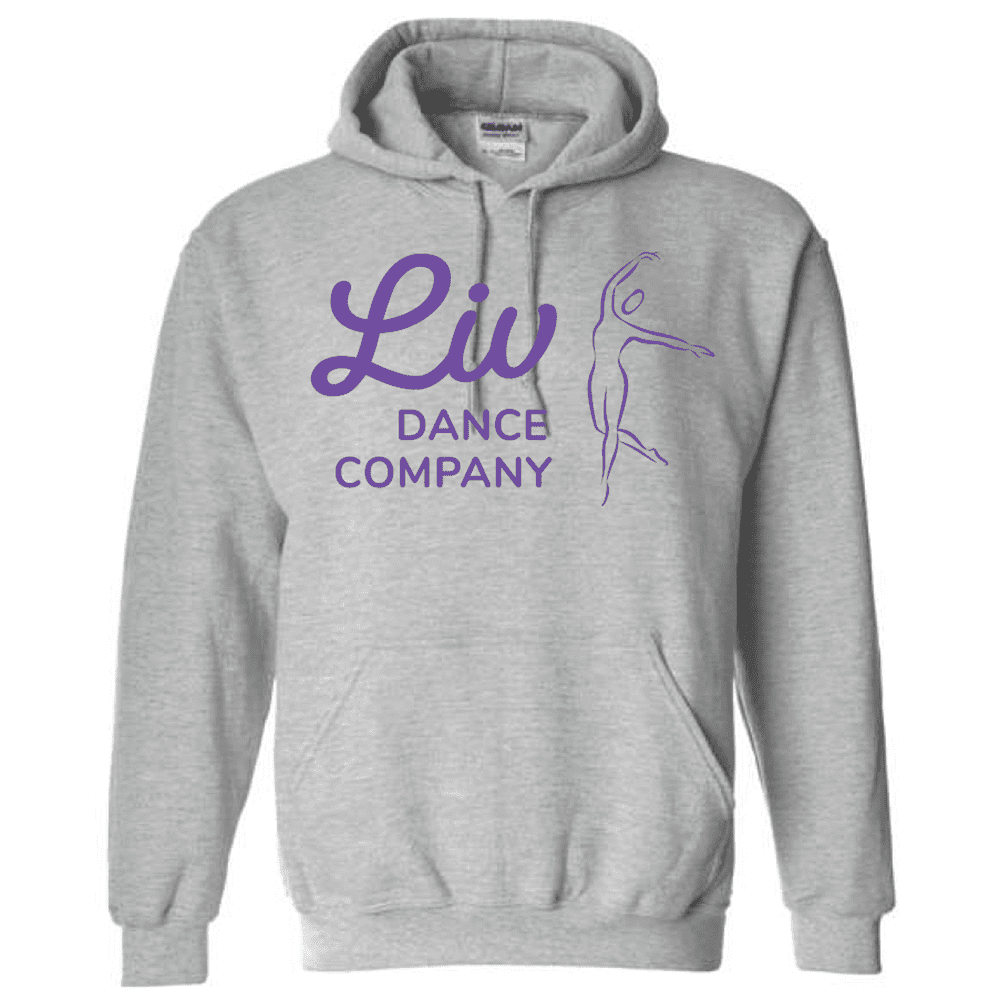 G185 Gildan Heavy Blend 8 oz., 50/50 Hooded Sweatshirt - Sport Grey