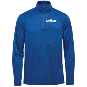 HXR-1 Stormtech Men's Milano 1/4 Zip Pullover - Classic Blue Heather