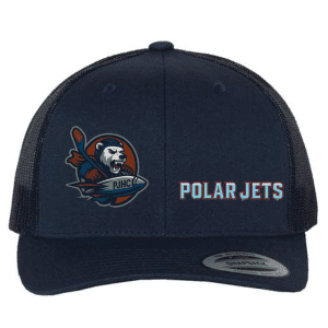 6606 Yupoong Adult Retro Trucker Cap - Navy