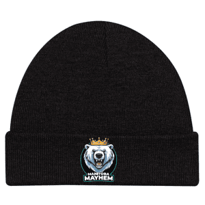 0530M Acrylic Roll Toque - Black