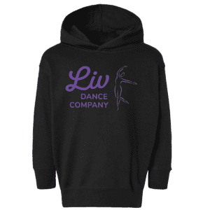 3326 Rabbit Skins Toddler Fleece Pullover Hoodie - Black