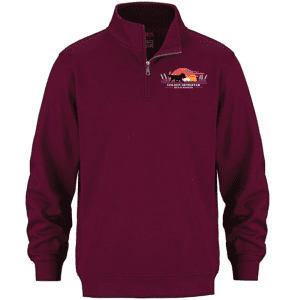 L00545 CSW 24/7 Flux 1/4 Zip Sweatshirt - Maroon