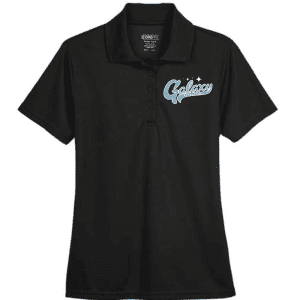 78181 Core365 Ladies' Origin Performance Pique Polo - Black